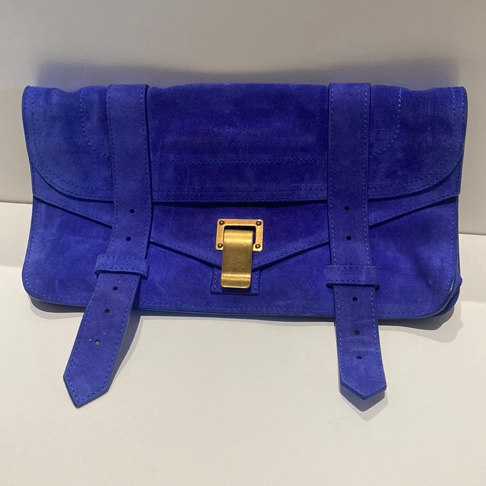 Proenza schouler suede clutch